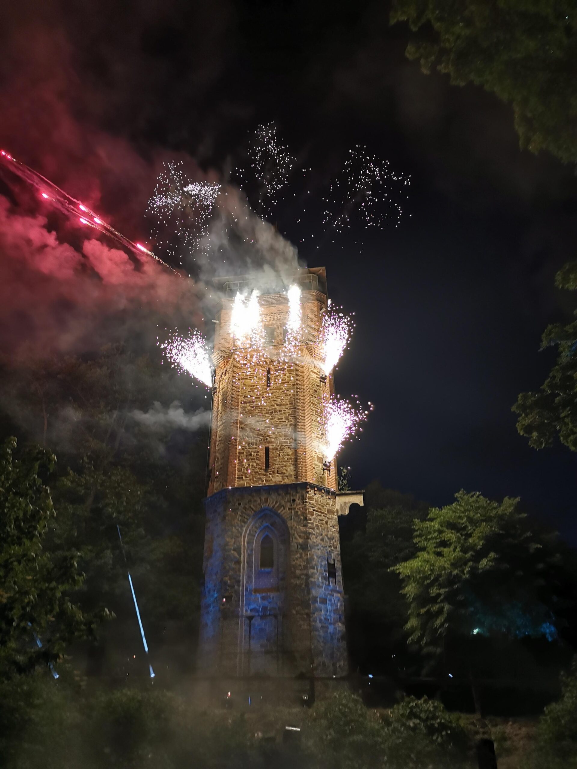 Feuerwerk zur Jubiläumsfeier Vorwerk